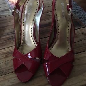 Never worn brand new BCBGirls peep toe pumps